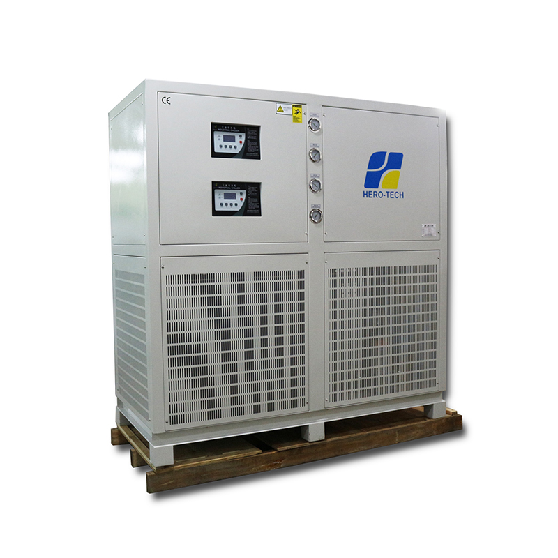 Heating and cooling chiller