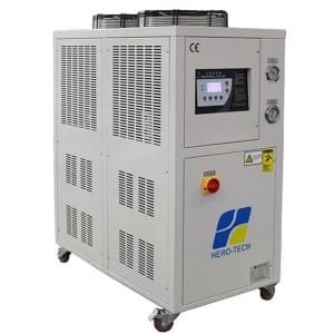 Refrigerador d'aigua refrigerat per aire industrial de desplaçament OEM de la Xina 10HP-50HP